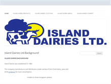 Tablet Screenshot of islanddairies.com